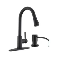 Grifo De Cocina Con Dispensador De Jabón Y Rociador Extraíble