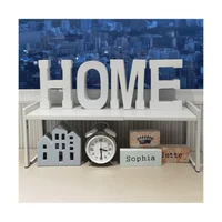 Estante Organizador Expandible Apilable Para Encimera De Cocina Color Blanco