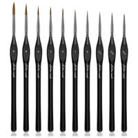 Juego de Pinceles Finos para Pintura Artística y Manualidades