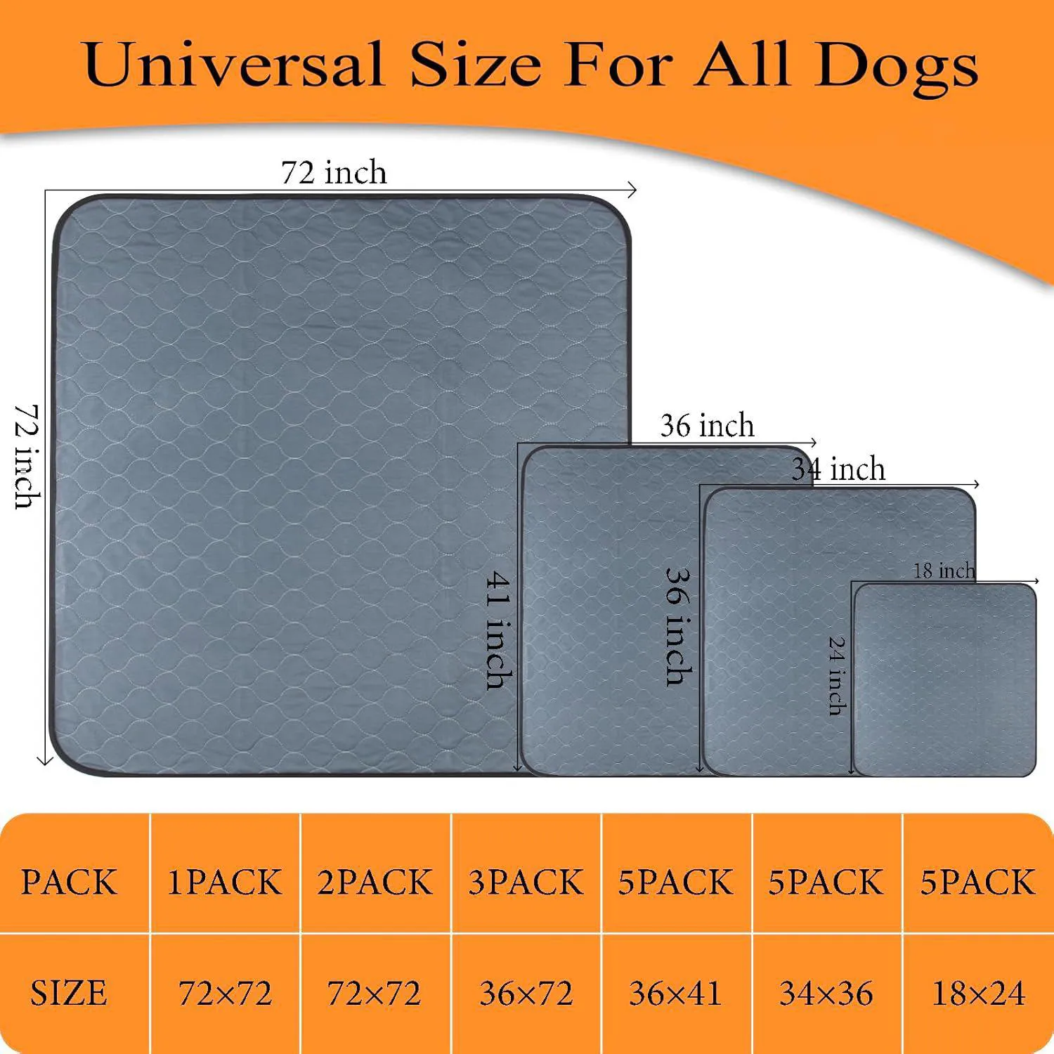 Almohadillas Lavables Extra Grandes Para Perros Impermeables Y Antideslizantes 7