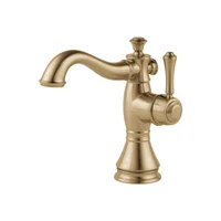 Grifo De Baño Dorado Con Boquilla Desplegable Y Acoplamiento Magnético