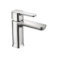 Grifo De Baño Delta Con Acabado Cromado Moderno