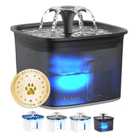 Fuente Automática Para Mascotas Veken 95 Oz 2.8 L Filtro Reemp
