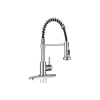 Grifo De Cocina Con Pulverizador Desplegable WEWE Acero Inoxidable