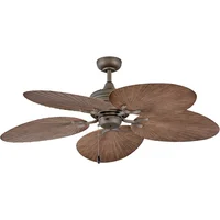 Ventilador De Techo Decorativo Sin Luz Diseño 5 Aspas 4523 CFM Bronce Metálico Hinkley Tropic Air