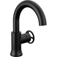 Grifo De Baño Negro Mate Con Tecnología Diamante Y Drenaje Incluido
