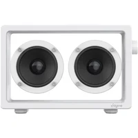 Parlante Portátil Tipo Cassette 16W Bluetooth 5.3 Blanco JAYINE