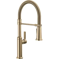 Grifo De Cocina Delta Rhett Estilo Profesional Con Rociador Magnético