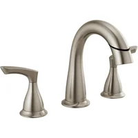 Grifo De Baño Níquel Cepillado Con Rociador Extraíble Delta Broadmoor