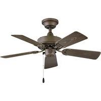 Ventilador De Techo Decorativo Sin Luz Diseño 5 Aspas 2566 CFM Bronce Metálico Hinkley Cabana