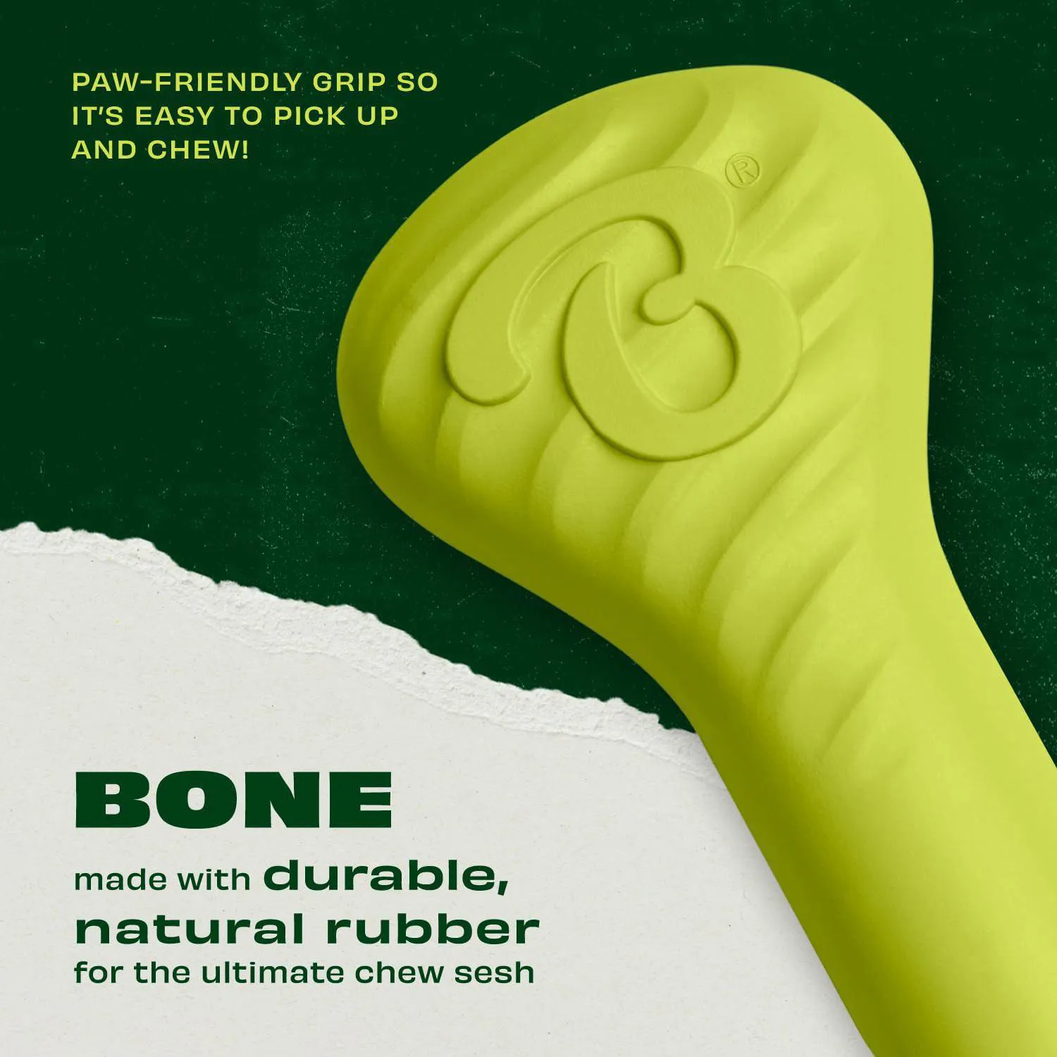 Juguete Masticable Para Perros Benebone De Caucho Natural Con Diseño Ergonómico 3