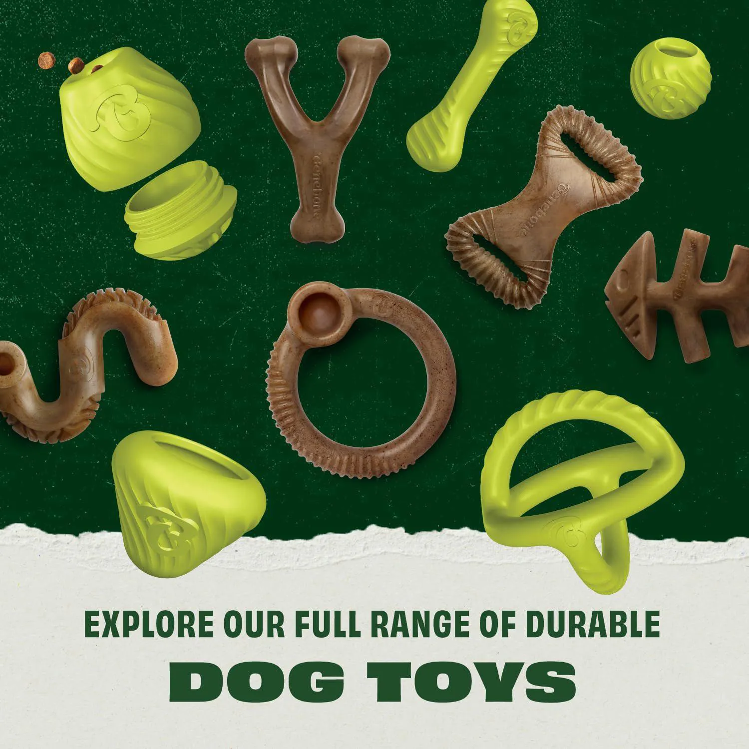 Juguete Masticable Para Perros Benebone De Caucho Natural Con Diseño Ergonómico 6