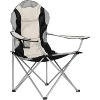 Silla Plegable Portátil Para Camping Con Bolsa De Transporte Guangshuohui Gris Negro
