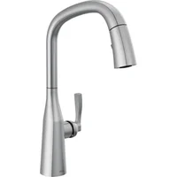 Grifo De Cocina Níquel Cepillado Con Rociador Extraíble Y Acople Magnético