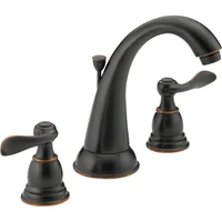 Grifo De Baño Bronce Aceitado Con Diseño Clásico Delta Windemere
