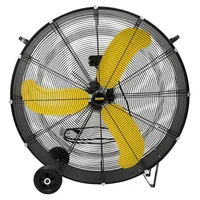 Ventilador HiCFM de Tambor Metálico para Uso Industrial Intensivo
