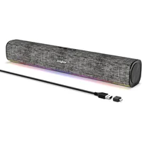 Barra de Sonido Bluetooth USB con Iluminación LED para PC SOULION