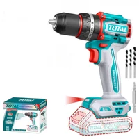 Taladro Inalámbrico 1/2 Pulgada 3 Brocas 20V Bateria y Cargador No Incluidos