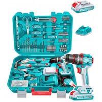 Taladro Inalámbrico 1/2 Pulgada 20V 66nm Batería 20V Kit Herramientas 165 Piezas