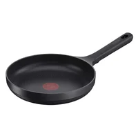 Sartén 24 cm Negro Tefal Trattoria Pro Aluminio Fundido con Antiadherente Confiable, con Termoseñal Libre de PFOAApto para Inducción Tefal