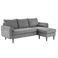 Sala Moderna Zeruk Elegant Gris Ecocuero