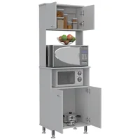 Modulo Microondas Kitchen 160X54X35 Blanco Set X 4 Unidades