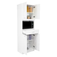 Modulo Microondas Bau 197X62X39.05 Blanco Set X 4 Unidades