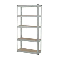 Estante Metálico 150x30x76cm Truper 5 Repisas En Mdf 175kg