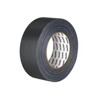 Cinta Americana Ducto Negra 50mx48mm Truper 200kgf/cm