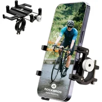 Soporte Antivibración para Teléfono en Bicicleta Motocicleta y Scooter con Giro de 360 Grados