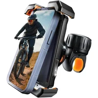 Soporte para Teléfono de Bicicleta con Amortiguadores y Giro Total