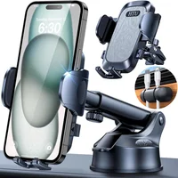 Soporte de Teléfono para Automóvil con Succión de Alta Potencia y Giro Total