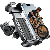 Soporte para Teléfono con Protección Antivibración para Bicicleta y Motocicleta