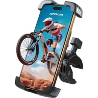 Soporte de Teléfono para Motocicleta con Bloqueo Rápido y Giro de 360 Grados