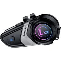 Auriculares para Casco de Moto con Sonido HiFi y Cancelación de Ruido Dual