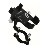Soporte De Teléfono Para Bicicleta De Aluminio Con Rotación Total Y Ajuste Seguro