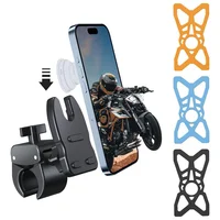 Soporte Para Celular Con Diseño De Enchufe Ajustable Para Bicicleta Y Motocicleta