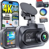 Cámara para Auto con Grabación Dual en 4K y Visión Nocturna Avanzada