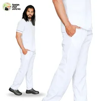 Pantalon Antifluido Blanco Unisex 3xl