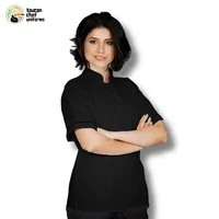 Camisa Antifluida Negra Dama Xl