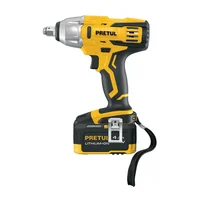 Llave Impacto Inalámbrica 1/2 Pulgadas 20V Pretul 1 Batería
