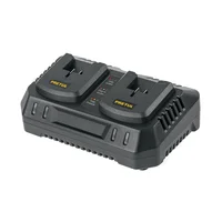 Cargador Dual Batería Herramientas Inalámbricas 20V Pretul