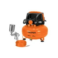 Compresor de Aire 2.2/3 HP 24L Truper 116 PSI Libre de Aceite