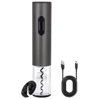 Sacacorchos Eléctrico Recargable con Luz LED y Cortador Integrado