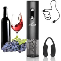 Sacacorchos Eléctrico Recargable con Cortador Integrado para Botellas de Vino
