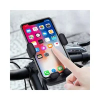 Soporte De Teléfono Para Bicicleta Con Rotación Completa Y Protección Antivibración