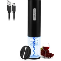 Abrebotellas Eléctrico COKUNST con Carga Tipo C y Luz LED para Vino