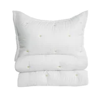 Edredón 280x235 cm King Bordado Doble Línea