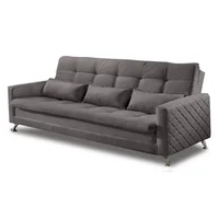 Sofá Cama Elegant Berna Gris Ecocuero
