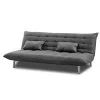 Sofá Cama Elegant Holanda Gris Ecocuero